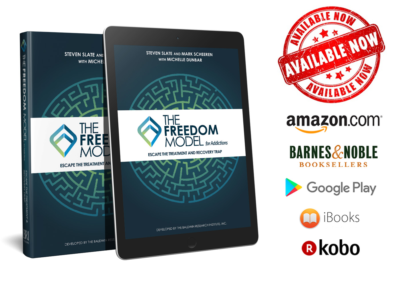 The Freedom Model for Addictions Available now for sale at these retailers